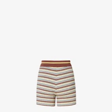 Fendi Fitted shorts with high drawstring waist | Thumbnail 2 Fendi Fitted shorts with high drawstring waist | Thumbnail 2