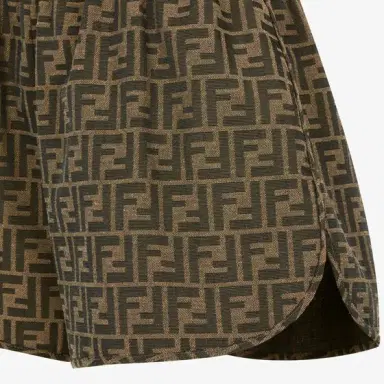 Fendi Shorts with an elasticated waist and side slits in the hem | Thumbnail 3 Fendi Shorts with an elasticated waist and side slits in the hem | Thumbnail 3