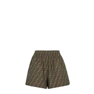 Fendi Shorts with an elasticated waist and side slits in the hem | Thumbnail 1 Fendi Shorts with an elasticated waist and side slits in the hem | Thumbnail 1