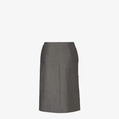 Fendi Straight-cut midi skirt with symmetrical slits at the front | Thumbnail 2 Fendi Straight-cut midi skirt with symmetrical slits at the front | Thumbnail 2