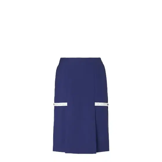 Fendi Straight-cut midi skirt with symmetrical slits at the front