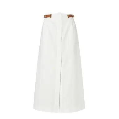Fendi Flared midi skirt with pleats stitched at the waist on | Thumbnail 1 Fendi Flared midi skirt with pleats stitched at the waist on | Thumbnail 1