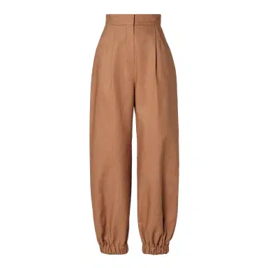 Fendi Balloon-waist trousers with elasticated cuffs at the ankles | Thumbnail 1 Fendi Balloon-waist trousers with elasticated cuffs at the ankles | Thumbnail 1