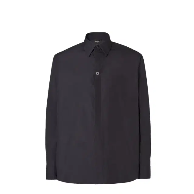 Regular-fit shirt with Italian-style collar