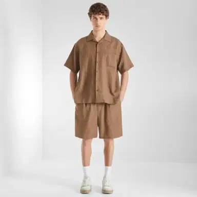 Fendi Shirt with bowling collar and short sleeves | Thumbnail 4 Fendi Shirt with bowling collar and short sleeves | Thumbnail 4