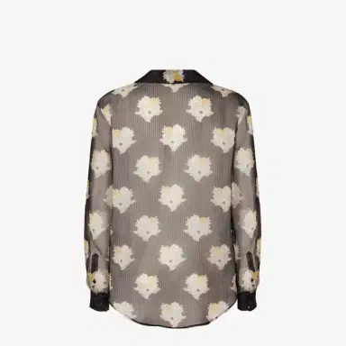 Fendi Oversized shirt with bowling collar and long sleeves | Thumbnail 2