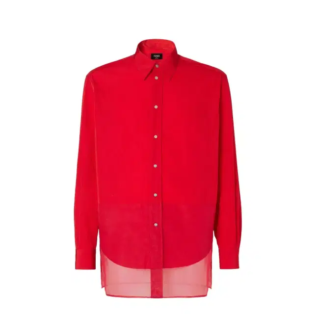 Comfort-fit shirt with long sleeves and classic cuffs