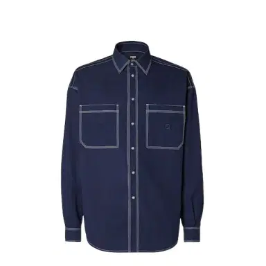 Fendi Long-sleeved shirt with patch pockets on the chest | Thumbnail 1 Fendi Long-sleeved shirt with patch pockets on the chest | Thumbnail 1