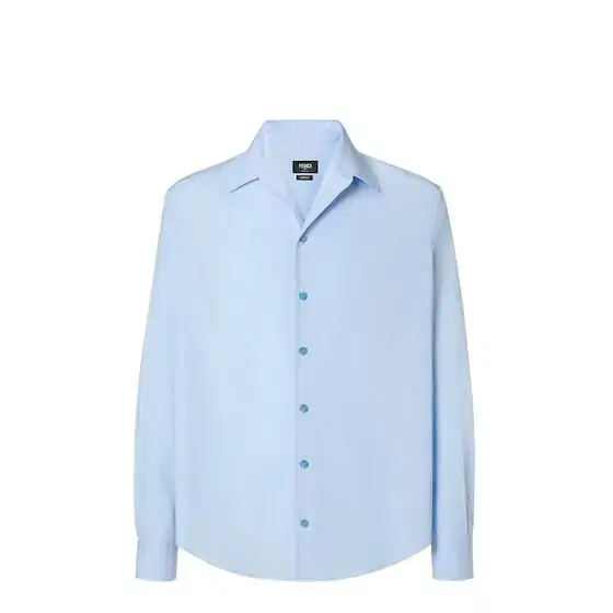 Fendi Oversized shirt with bowling collar and long sleeves