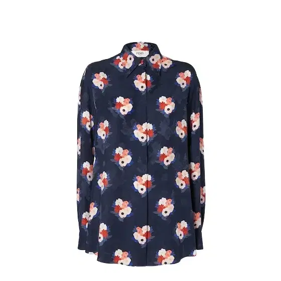 Flowing long-sleeved shirt