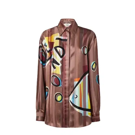 Flowing long-sleeved shirt