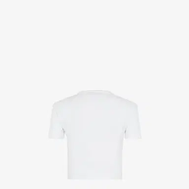 Fendi Cropped slim-fitting top with crew neck and short sleeves | Thumbnail 2 Fendi Cropped slim-fitting top with crew neck and short sleeves | Thumbnail 2