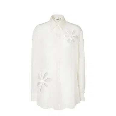Fendi Long-sleeved shirt with rounded side slits | Thumbnail 1 Fendi Long-sleeved shirt with rounded side slits | Thumbnail 1