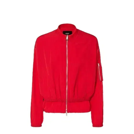 Bomber-style blouson featuring a drawstring hem