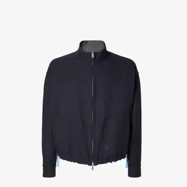 Fendi Reversible bomber-inspired blouson with drawstring hem | Thumbnail 4 Fendi Reversible bomber-inspired blouson with drawstring hem | Thumbnail 4