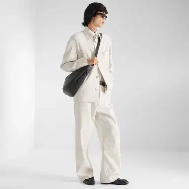 Fendi Go-To single-breasted jacket with shirt collar and patch | Thumbnail 4