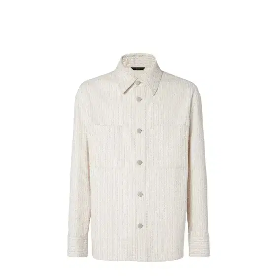 Go-To single-breasted jacket with shirt collar and patch