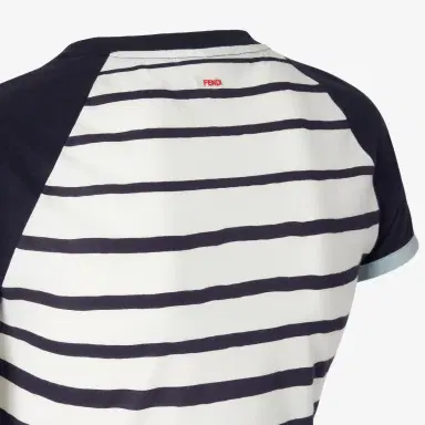 Fendi Cropped T-shirt with round neck and short raglan sleeves | Thumbnail 3 Fendi Cropped T-shirt with round neck and short raglan sleeves | Thumbnail 3