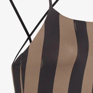 Fendi Reversible one-piece swimsuit with a straight neckline | Thumbnail 3