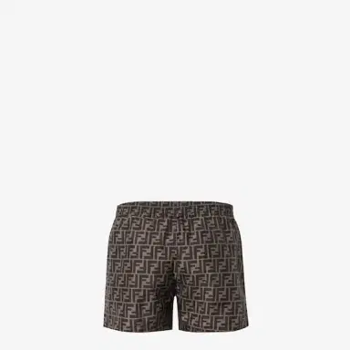 Fendi Swim shorts with elasticated waistband and drawstring | Thumbnail 2
