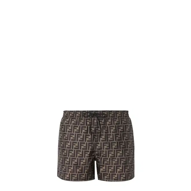 Swim shorts with elasticated waistband and drawstring