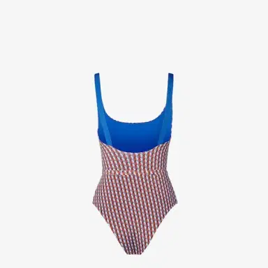 Fendi One-piece swimsuit with square neckline and matching belt | Thumbnail 2 Fendi One-piece swimsuit with square neckline and matching belt | Thumbnail 2