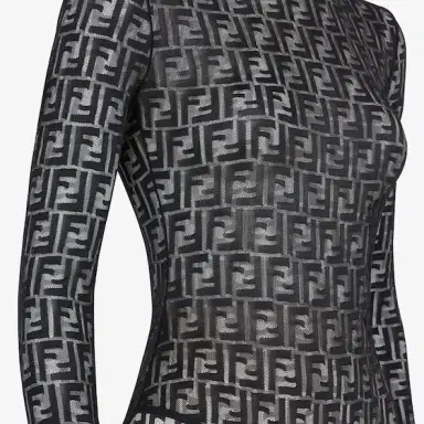 Fendi Close-fitting body with round neck and long sleeves | Thumbnail 3 Fendi Close-fitting body with round neck and long sleeves | Thumbnail 3