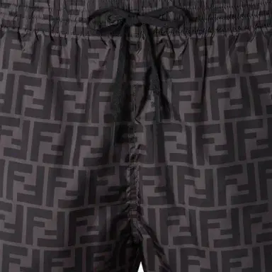 Fendi Swim shorts with elasticated waistband and drawstring | Thumbnail 3