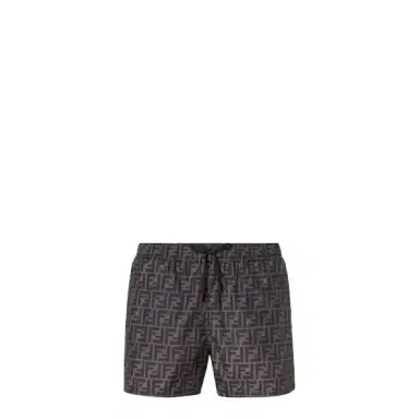 Fendi Swim shorts with elasticated waistband and drawstring | Thumbnail 1