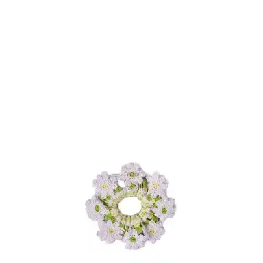 Fendi Hair elastic made of lilac floral crocheted cotton | Thumbnail 1