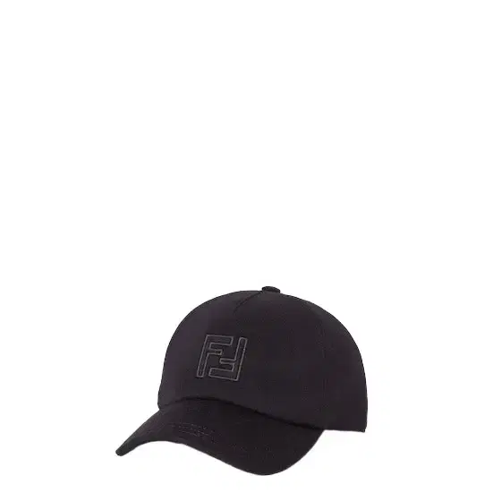 Fendi Baseball cap with semi-stiff peak made entirely of black