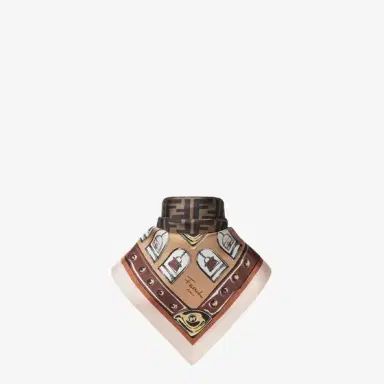 Fendi Square silk foulard | Thumbnail 3 Fendi Square silk foulard | Thumbnail 3