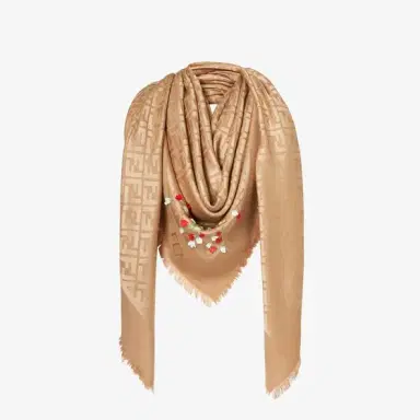 Fendi The iconic shawl is made of an organic silk and wool | Thumbnail 3 Fendi The iconic shawl is made of an organic silk and wool | Thumbnail 3