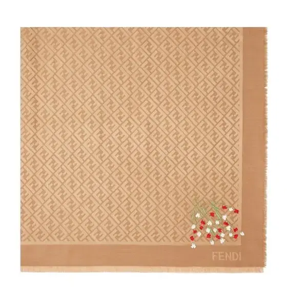 The iconic shawl is made of an organic silk and wool