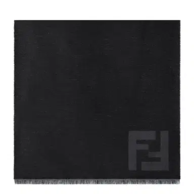 Fendi Rectangular scarf with fringed motif on the short sides | Thumbnail 1