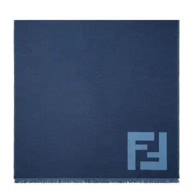 Fendi Rectangular scarf with fringed motif on the short sides | Thumbnail 1 Fendi Rectangular scarf with fringed motif on the short sides | Thumbnail 1
