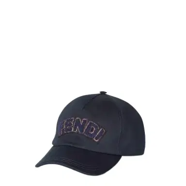 Fendi Baseball cap with semi-stiff peak made entirely of blue | Thumbnail 1