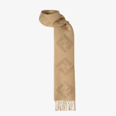 Fendi Rectangular scarf made of wool with an all-over, oversized | Thumbnail 3