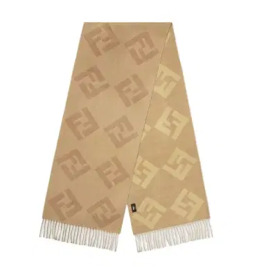 Fendi Rectangular scarf made of wool with an all-over, oversized | Thumbnail 1