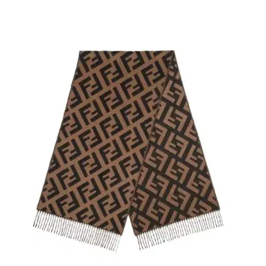 Fendi Long scarf finished with fringing | Thumbnail 1 Fendi Long scarf finished with fringing | Thumbnail 1