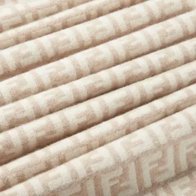 Fendi Scarf made of wool yarn and cashmere with an all-over | Thumbnail 2 Fendi Scarf made of wool yarn and cashmere with an all-over | Thumbnail 2