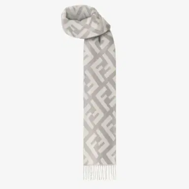 Fendi Long scarf finished with fringing | Thumbnail 3