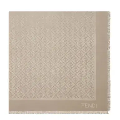 Fendi The iconic shawl is made of an organic silk and wool | Thumbnail 1 Fendi The iconic shawl is made of an organic silk and wool | Thumbnail 1