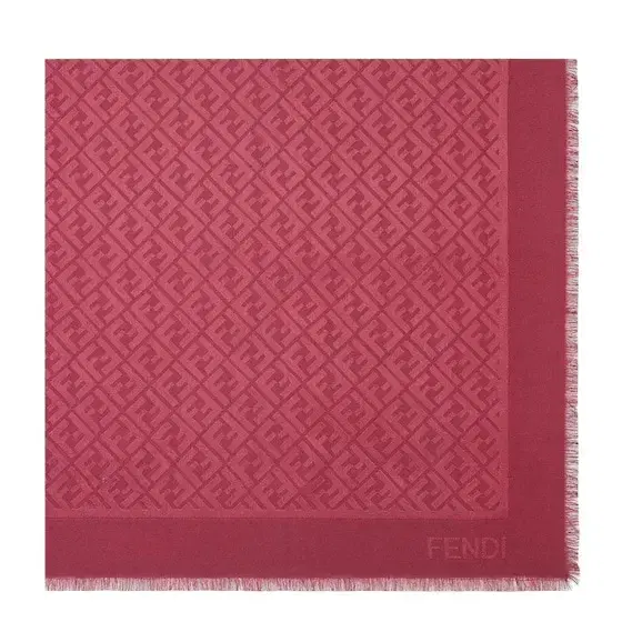 Fendi The iconic shawl is made of a blend of organic silk