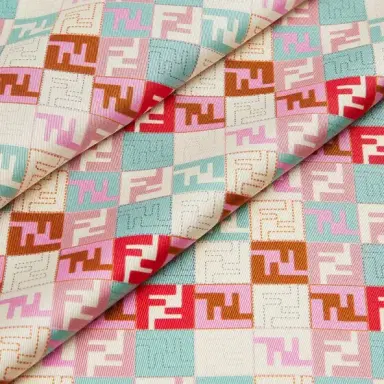 Fendi Square foulard made of organic silk twill | Thumbnail 2