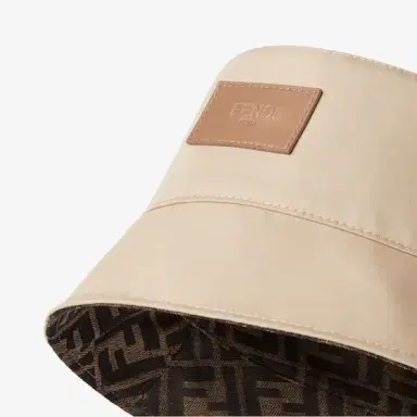Fendi Bucket hat made of beige cotton | Thumbnail 2