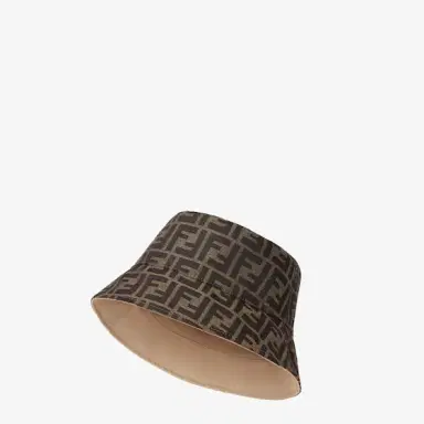 Fendi Bucket hat made of beige cotton | Thumbnail 3