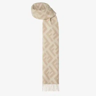 Fendi Long scarf finished with fringing | Thumbnail 3