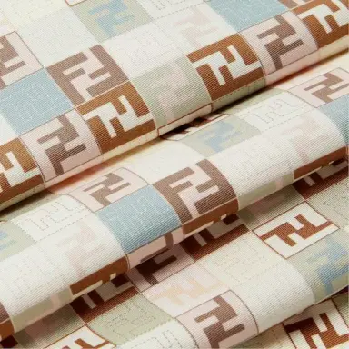 Fendi Square foulard made of organic silk twill | Thumbnail 2