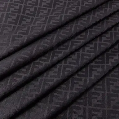 Fendi The iconic shawl is made of a black wool and organic | Thumbnail 2 Fendi The iconic shawl is made of a black wool and organic | Thumbnail 2